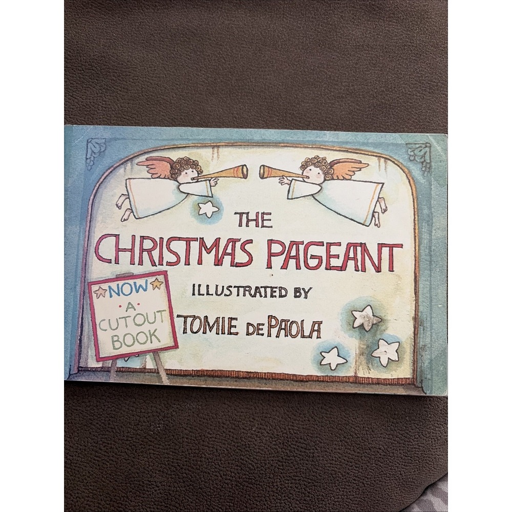 CHRISTMAS PAGEANT CUT-OUT BOOK By Tomie Depaola *Excellent Condition*